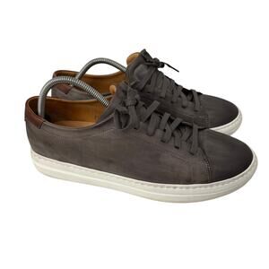 Magnanni Bartolo Shoes Men’s 10.5 Luxury Sneakers Gray Leather Casual Spain